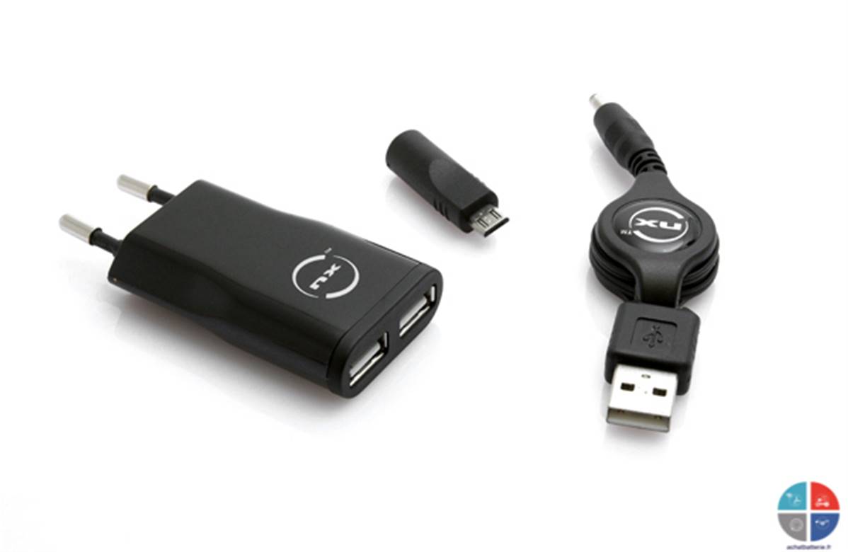 Port USB étanche avec connecteur SAE auto-off - Pour batterie