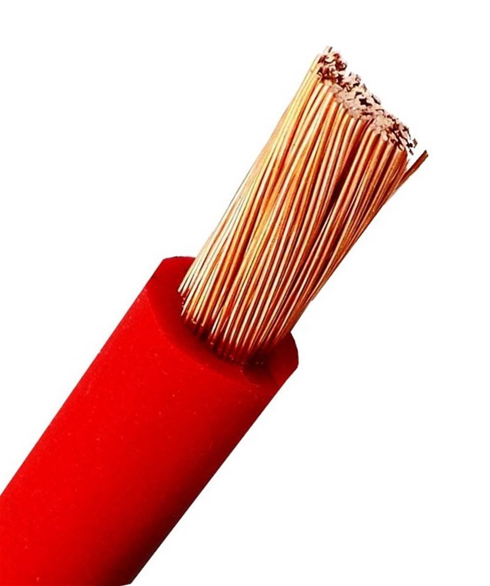 EBROM Câble de batterie pour voiture 16 mm2 Rouge Prêt à l'emploi avec  gaine thermorétractable, de 30 cm à 10 m, de nombreuses longueurs  disponibles