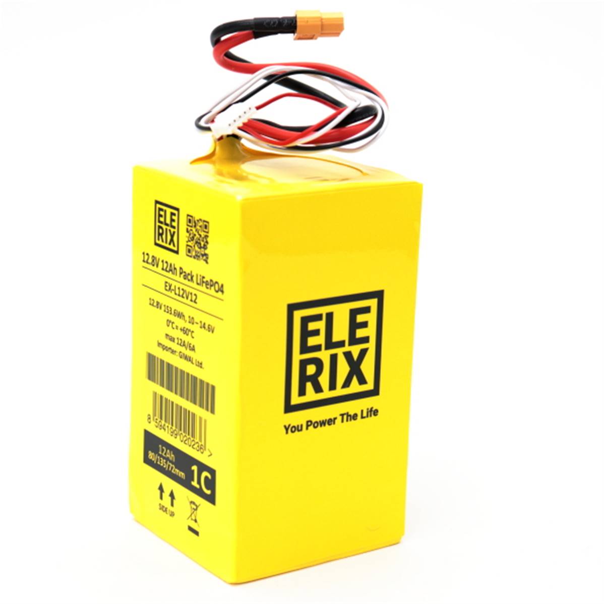 Batterie Lithium LiFePo4 12V 30Ah (c20) ELERIX NP30 Pour chariot