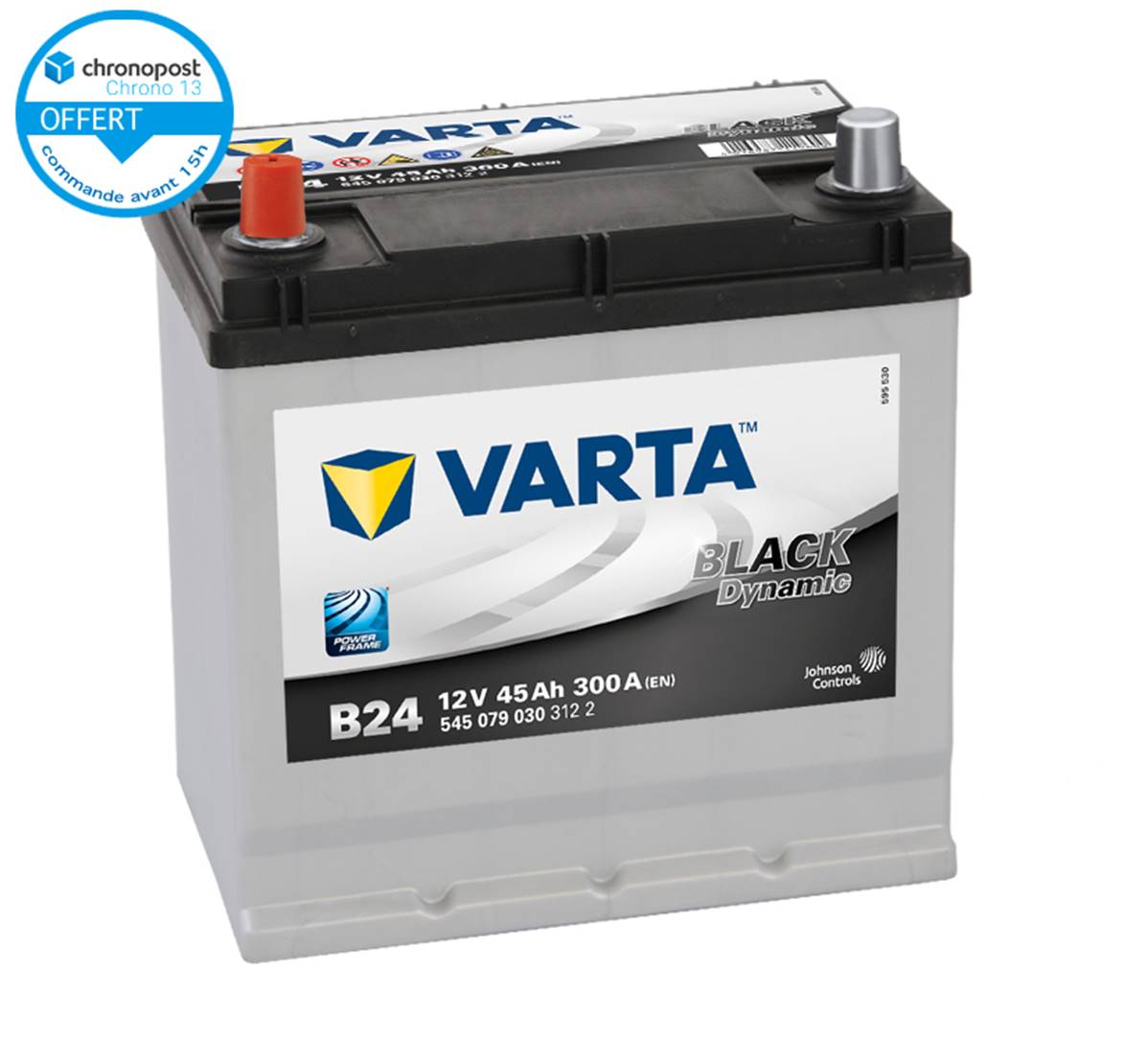 Batterie Varta D15 12V 63 Ah 610 A - Équipement auto